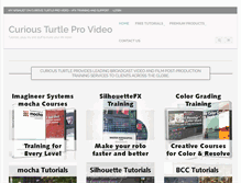 Tablet Screenshot of curiousturtle.com
